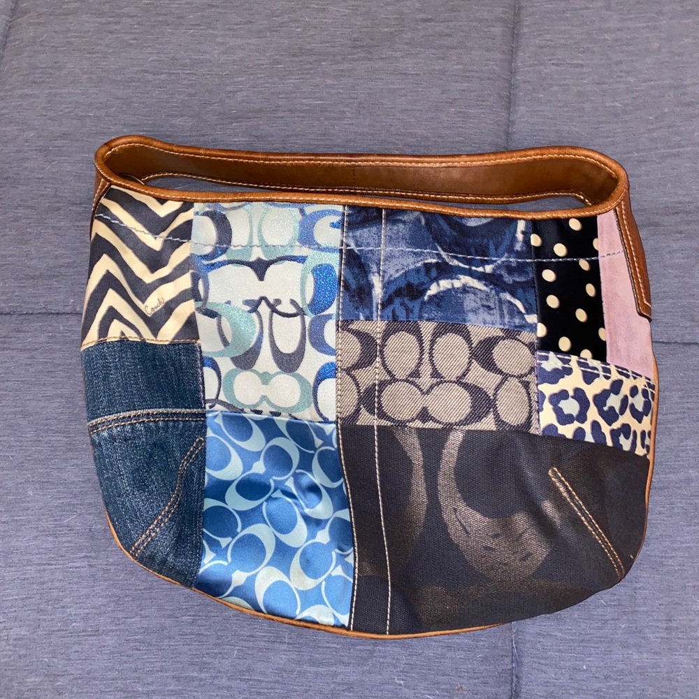 Patch-work Coach Bag